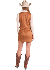 Indie Vest - Studded Brown (BW98T09387)