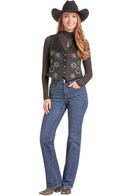 Indie Vest - Studded Black (BW98T09387)