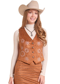 Indie Vest - Studded Brown (BW98T09387)