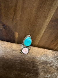 Wild Rag Slide - Baby Pink Turquoise