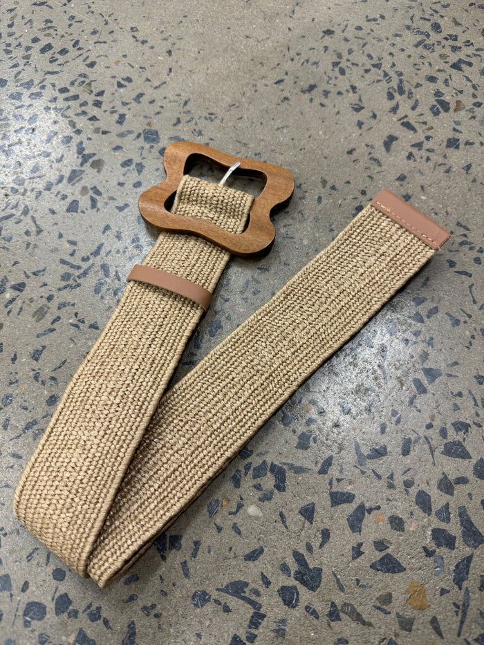 Ric Rac Belt - Brown