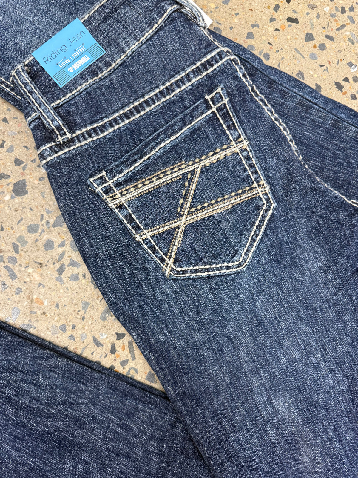 Rock & Roll Cowgirl Jeans - BW4RD07902 - Mid Rise Riding Fit