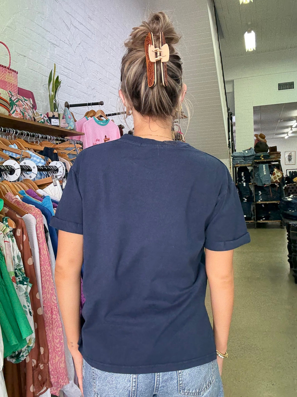 AAE Washed Tee - Navy