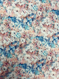 Western Wild Rag - Watercolour Flowers (Blue)