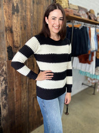 Wren Knit - Black & White