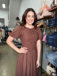 Scarlett Maxi Dress - Chocolate
