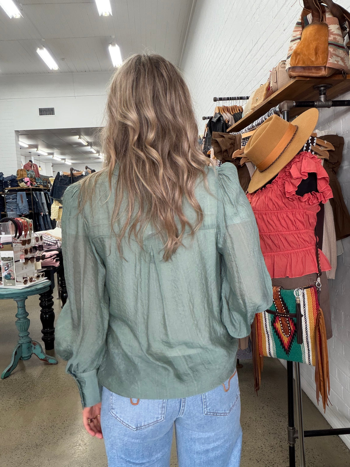 June Top - Sage