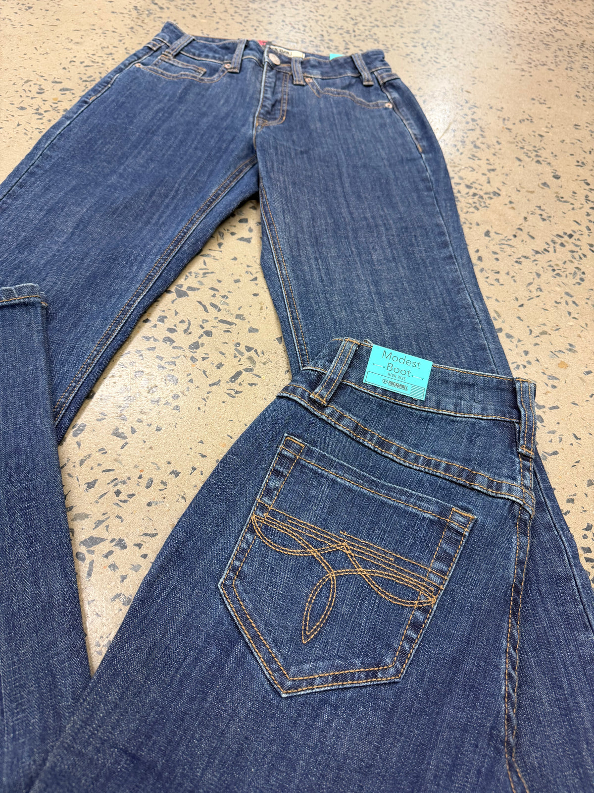 Rock & Roll Cowgirl Jeans - BW1HD08478 - High Rise Modest Bootcut