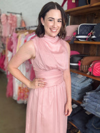 Libby Dress - Blush Pink