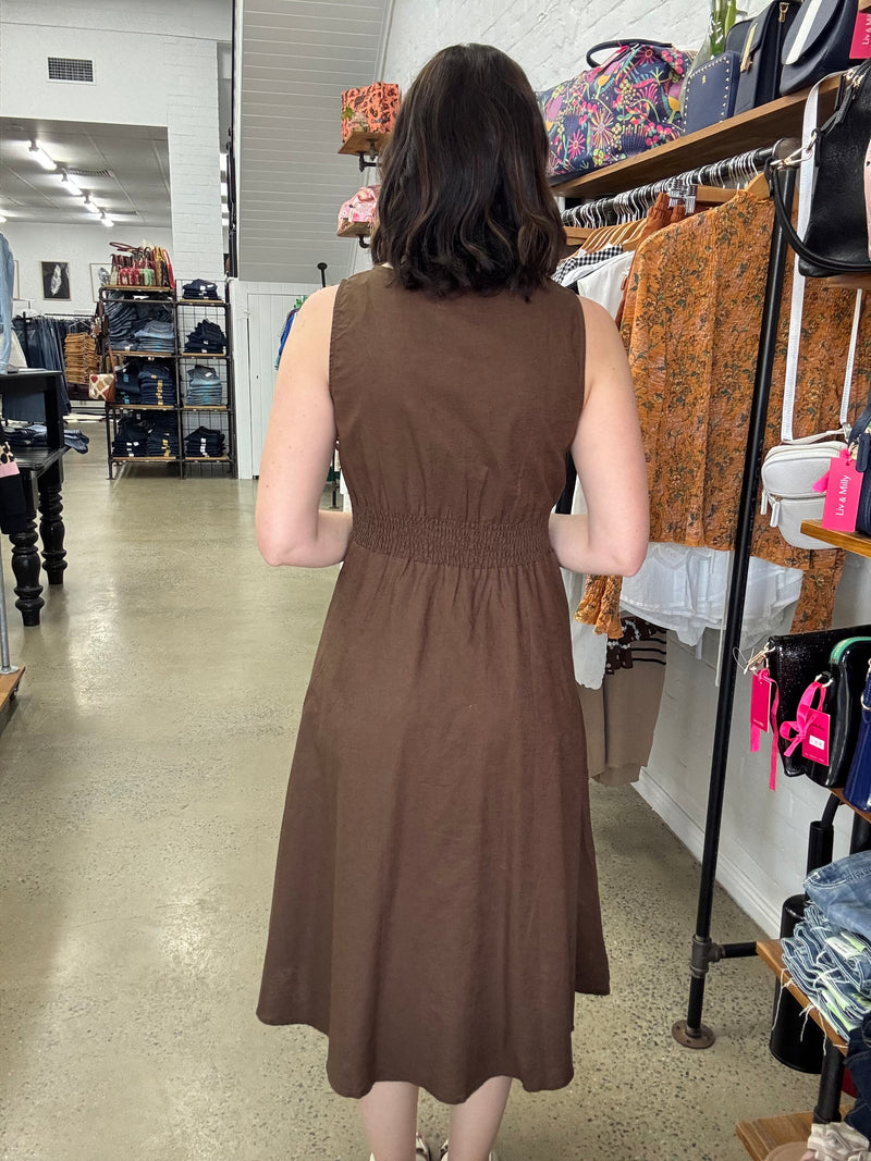 Gia Dress - Chocolate
