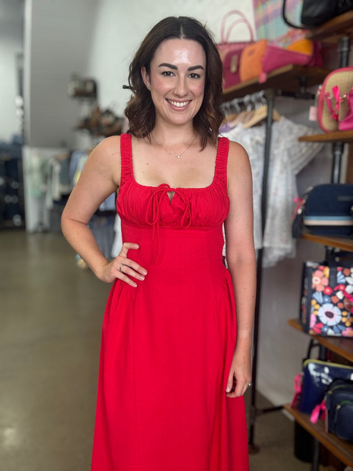 Mavis Dress - Red