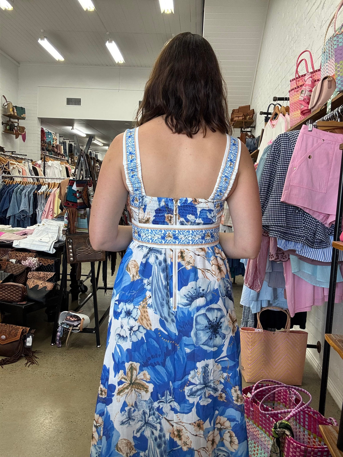 Talula Maxi Dress - Blue Floral