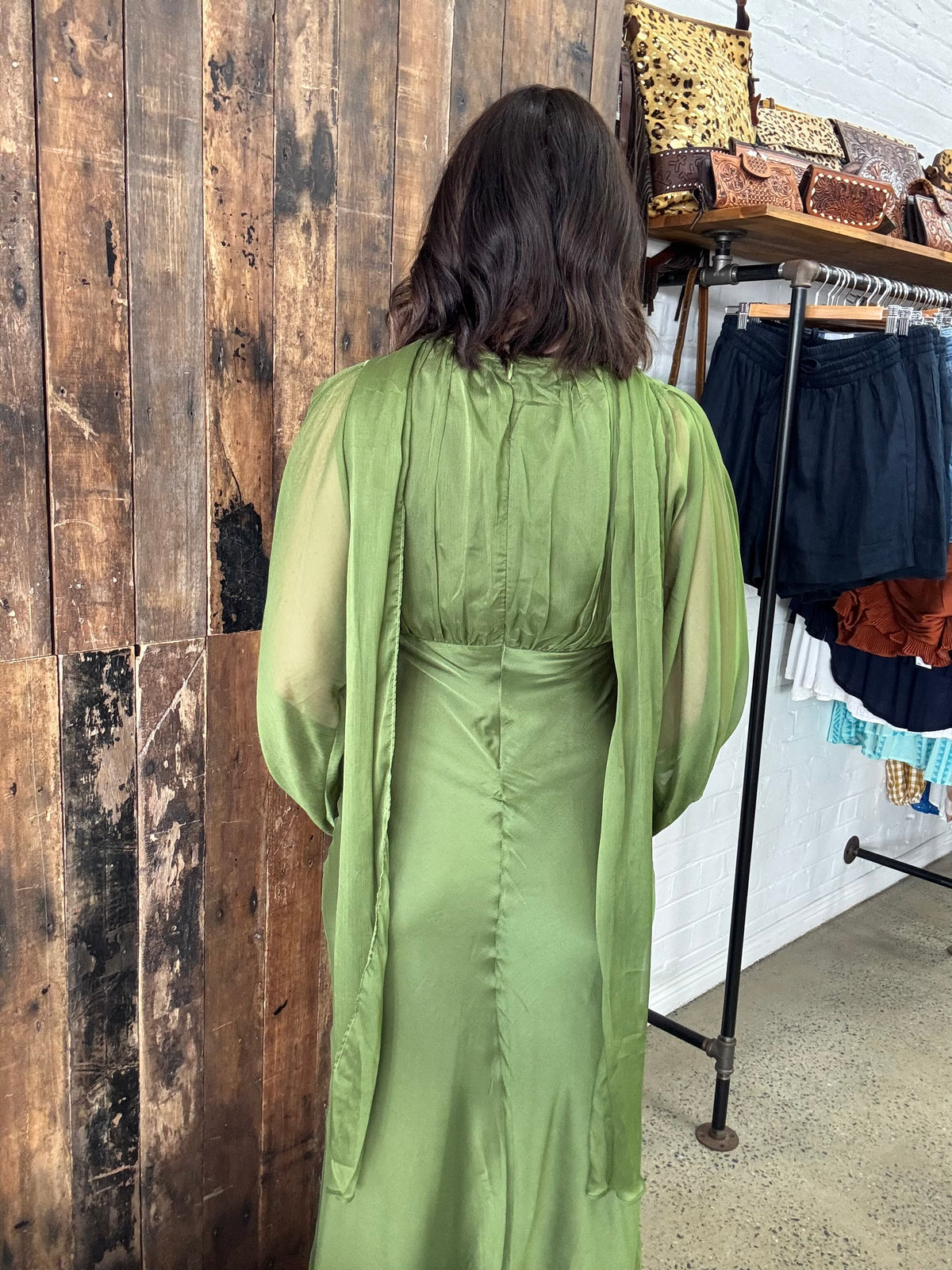 Gianni Dress - Olive Green