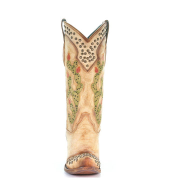 Corral Boots - Nopal Embroidery & Studs