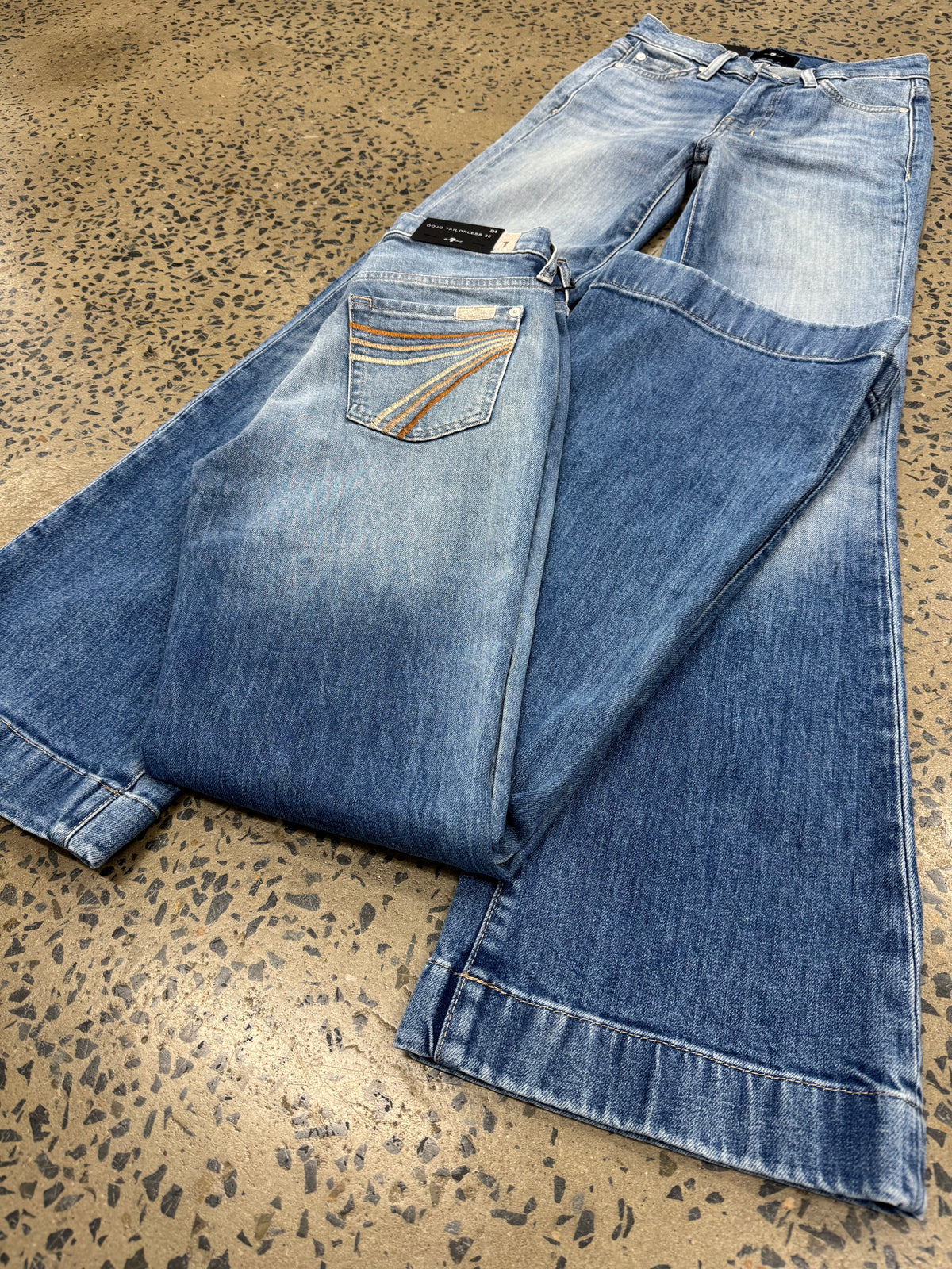 7 For All Mankind - Dojo Tailorless Blue Haze