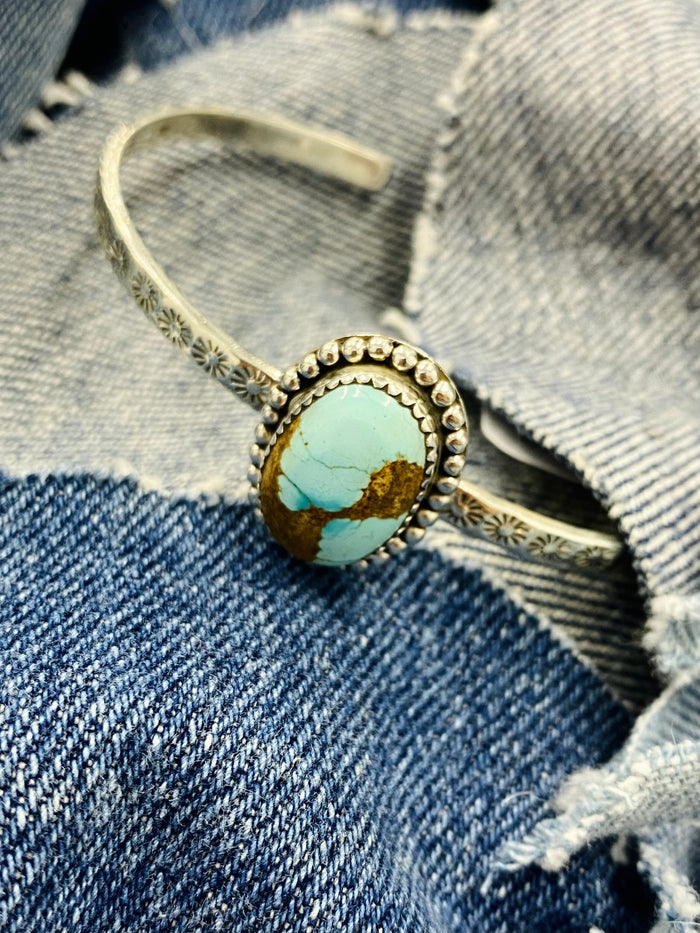 Scottie Cuff - Turquoise Stone