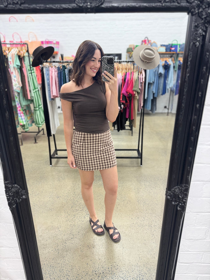 Wynn Skort - Brown
