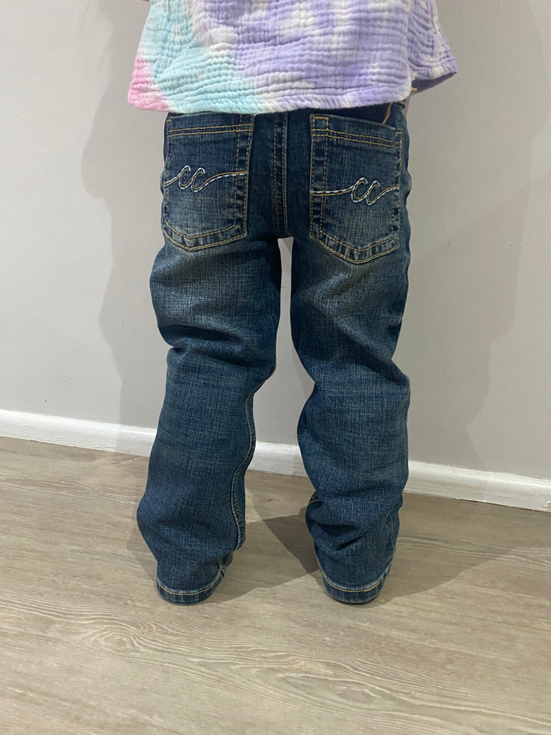 Girl's CC Western Jeans - Dark Wash Bootcut