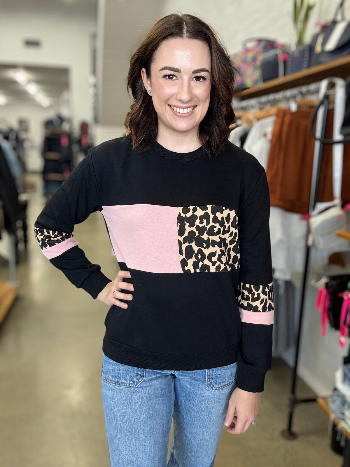 Makayla Pullover - Animal Print