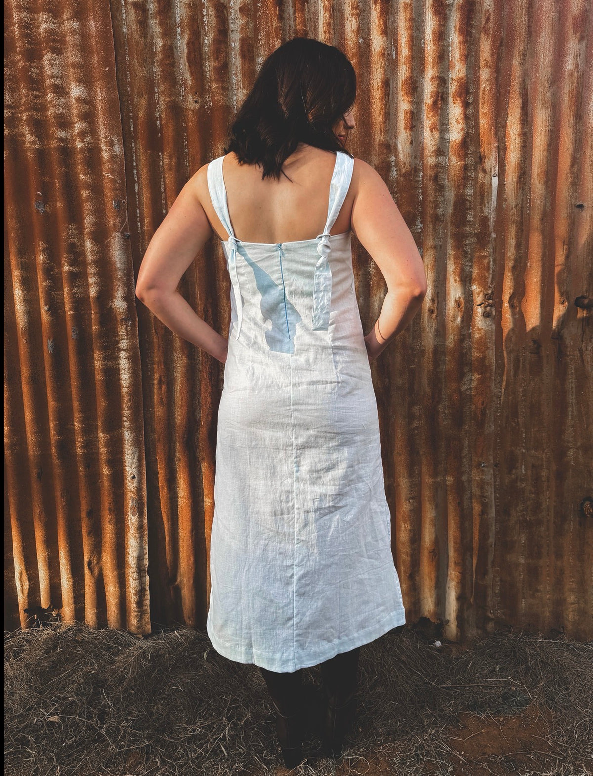 LJC Goldie Dress - Pale Blue