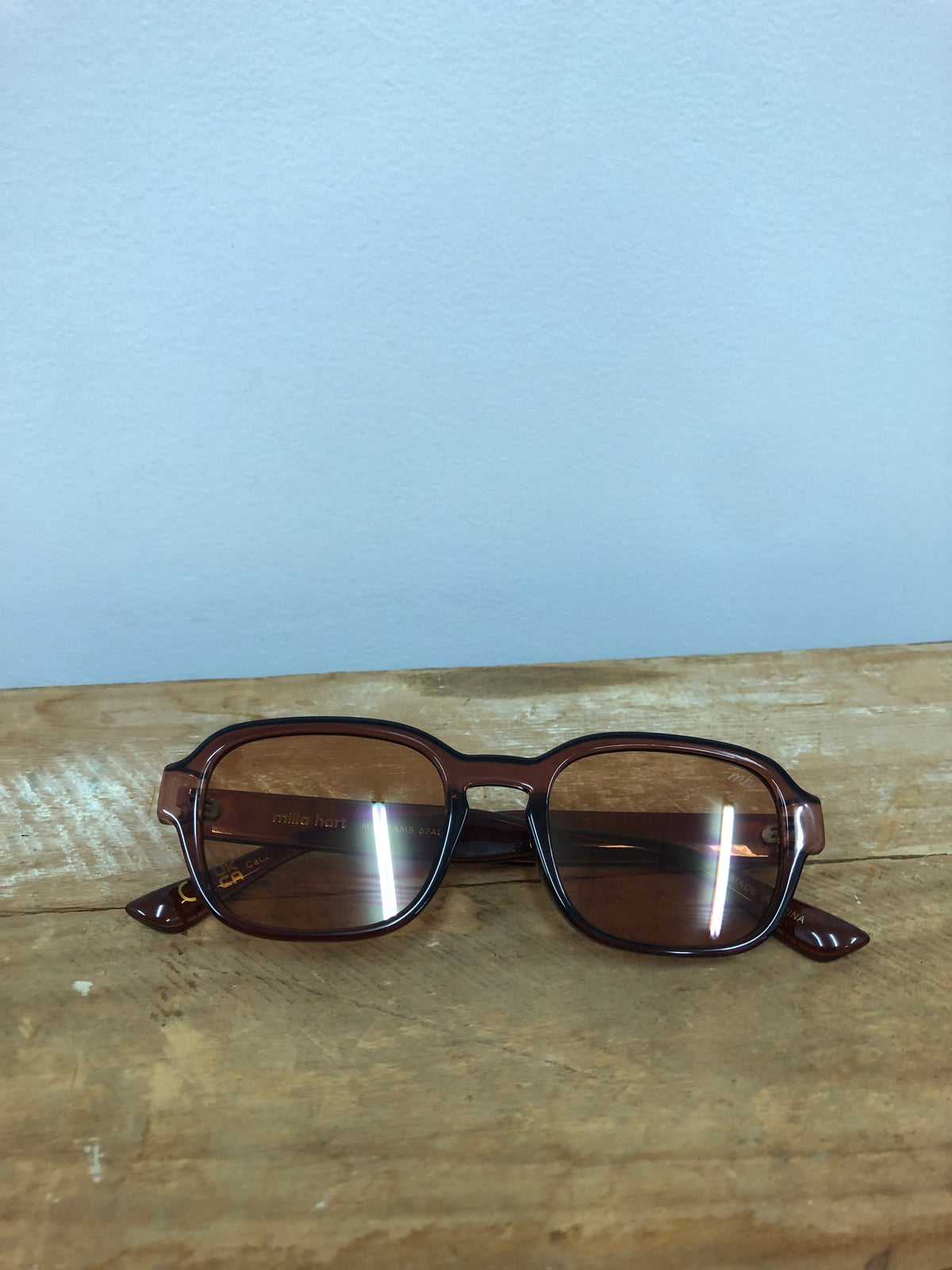 Milla Hart Sunglasses - Alva (Amber)