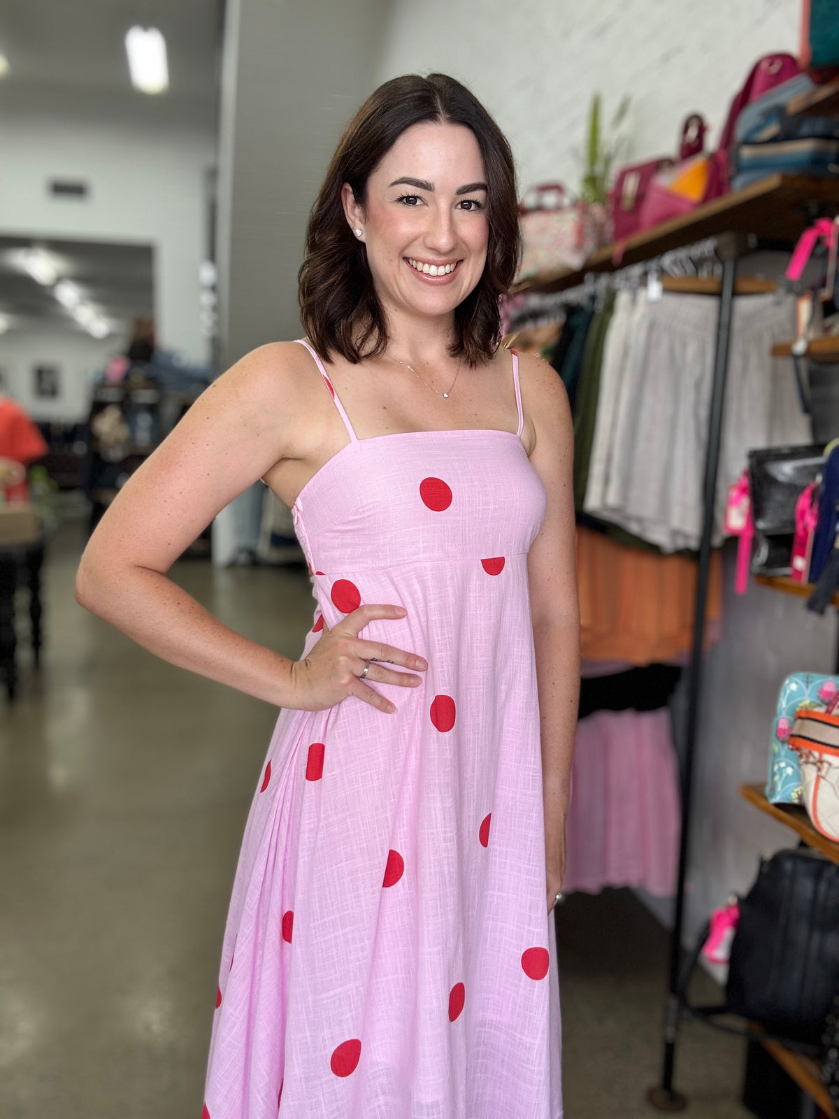 Florence Maxi - Pink & Red