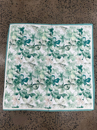 Western Wild Rag - Watercolour Periwinkles (Green)