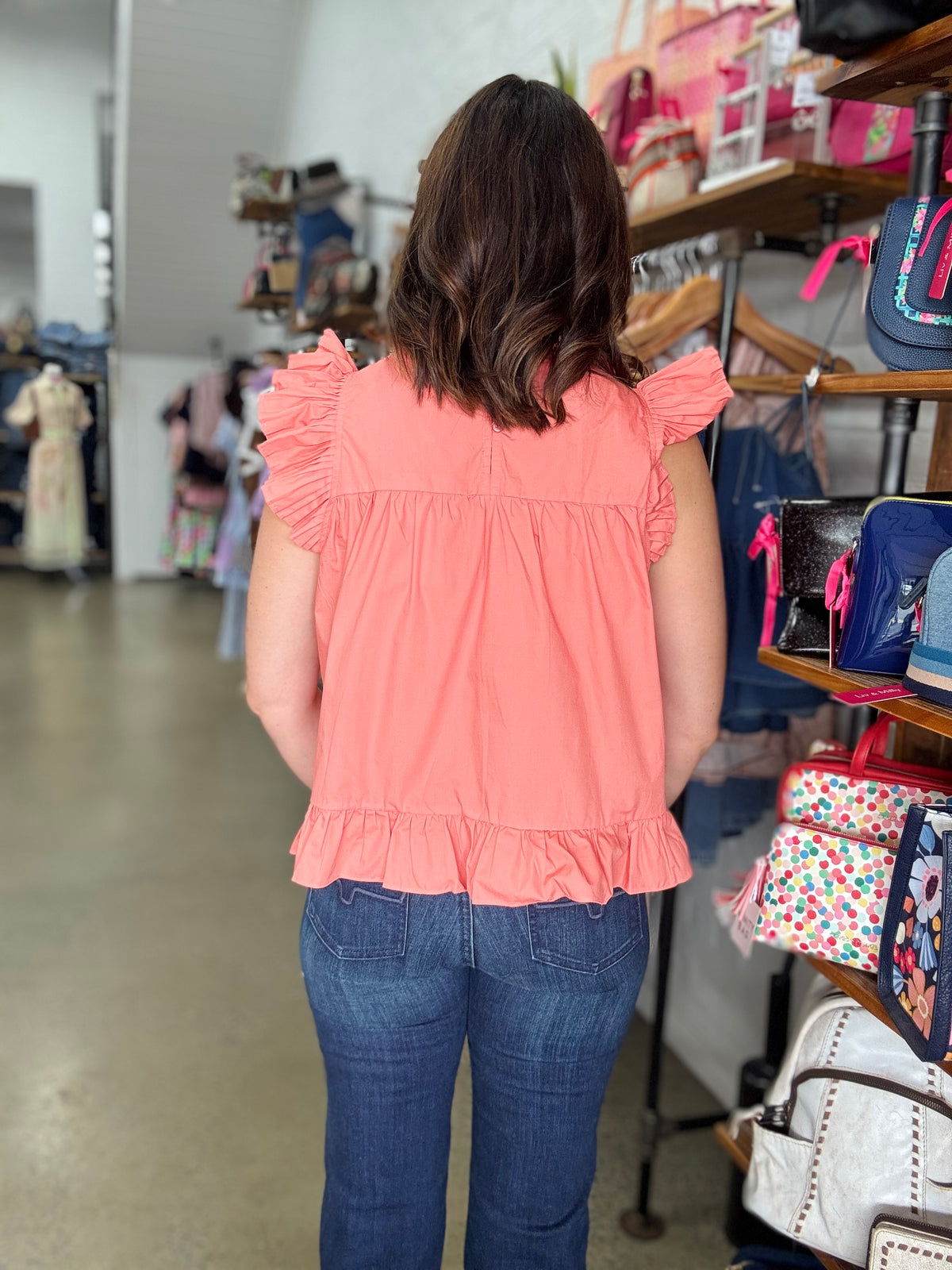 Marlowe Top - Dusty Coral