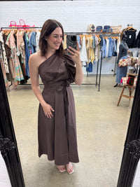 Cecilia Maxi Dress - Chocolate