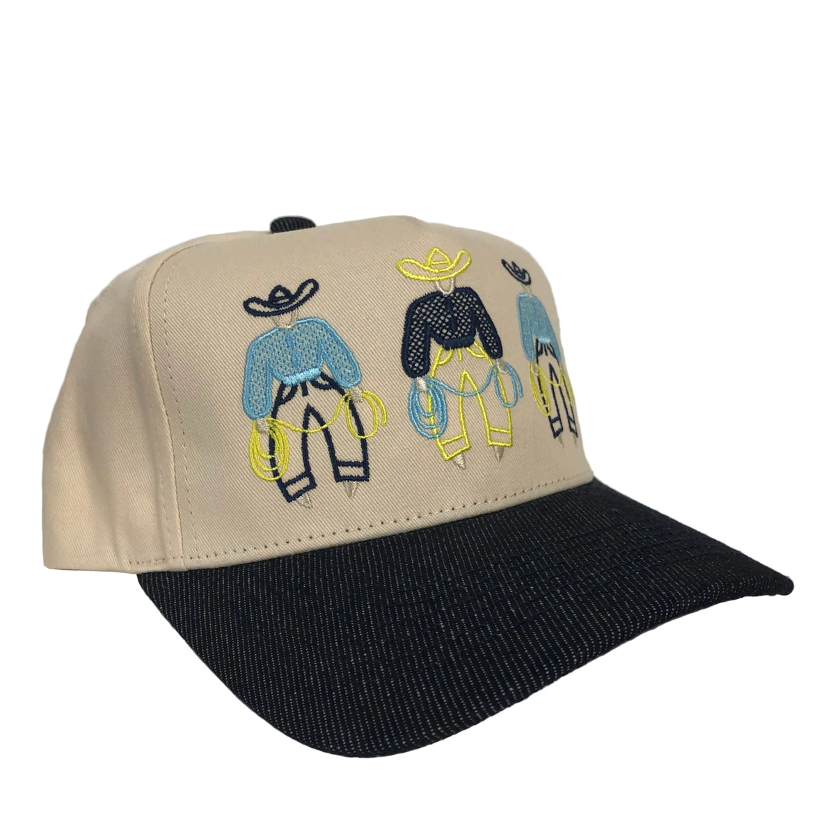 Fancy Pants Cap - Denim Natural
