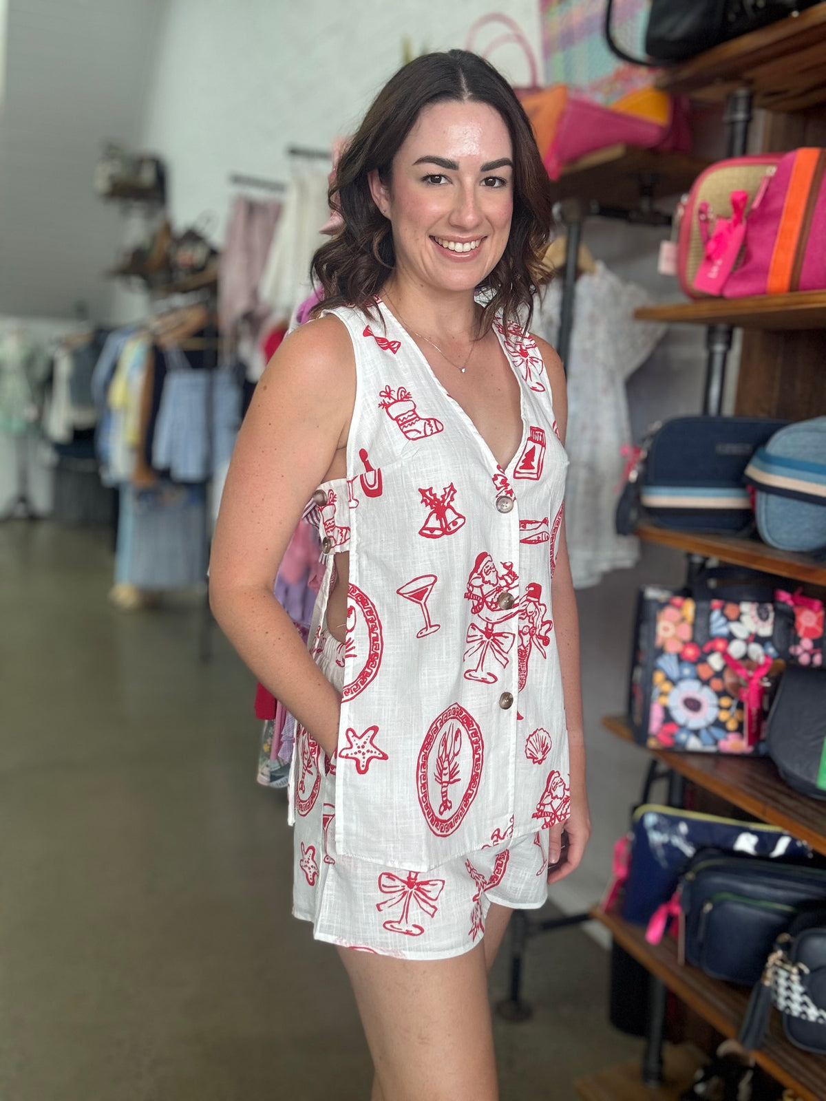 Festive Set - White & Red