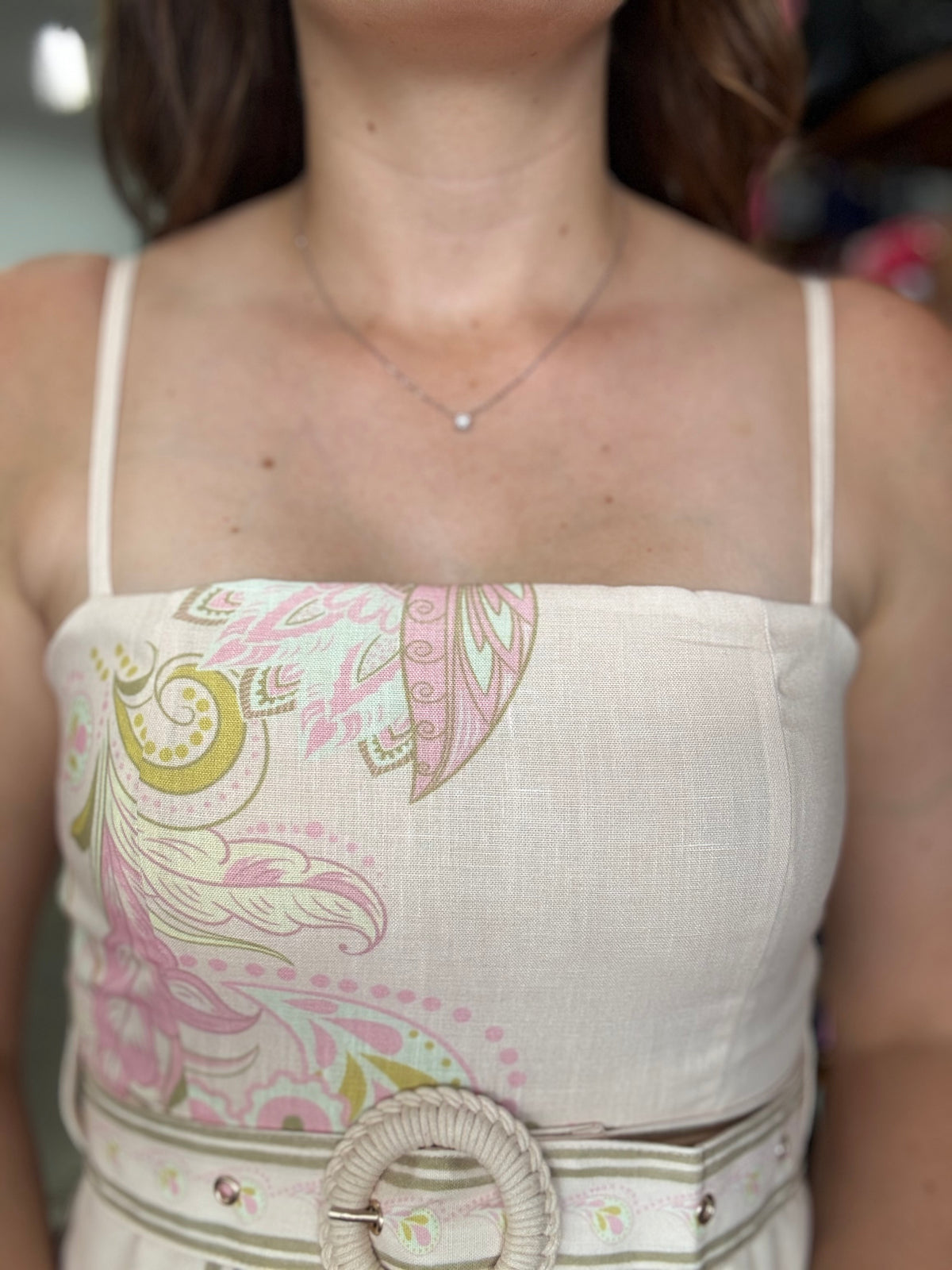 Amaya Maxi Dress - Pink Paisley