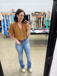 Evelyn Top - Mustard