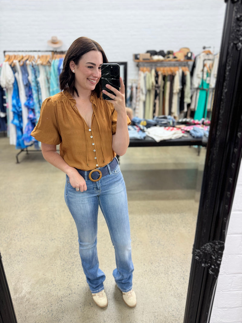 Evelyn Top - Mustard