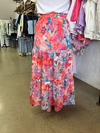 Shannon Maxi Skirt - Multi Coloured