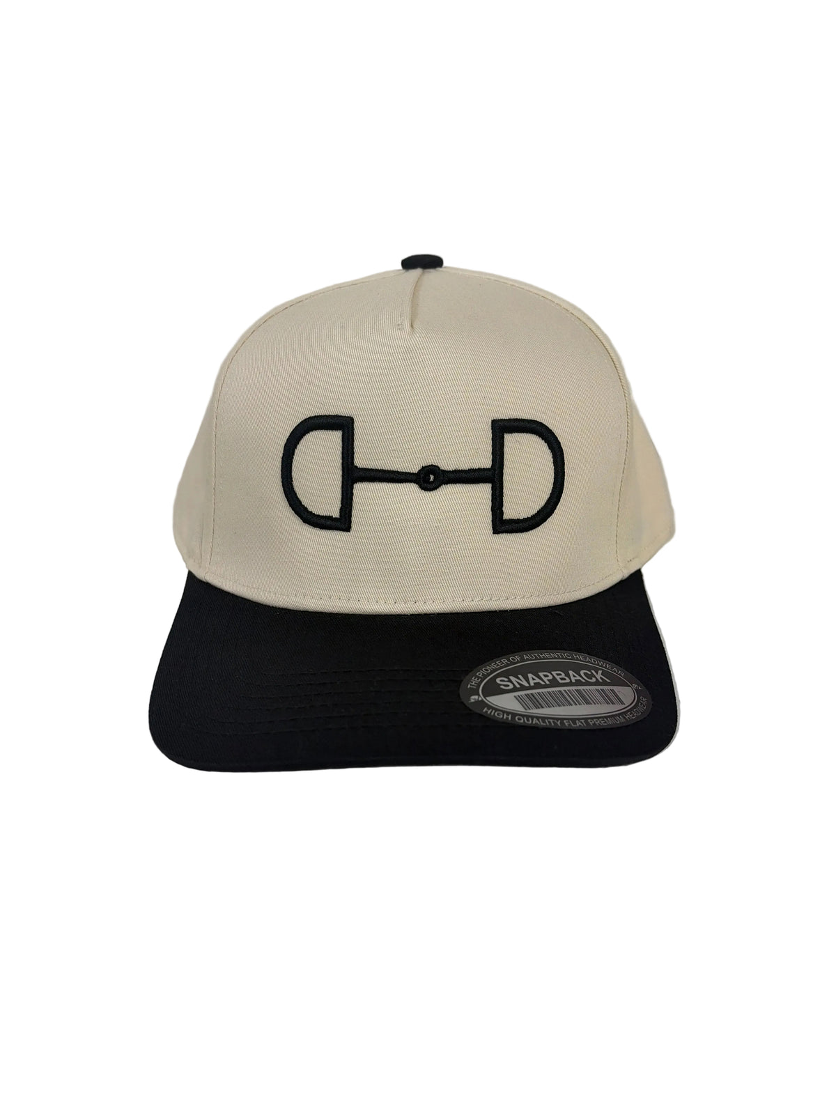 Embroidered Bit Cap - Black Natural
