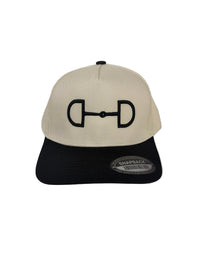 Embroidered Bit Cap - Black Natural