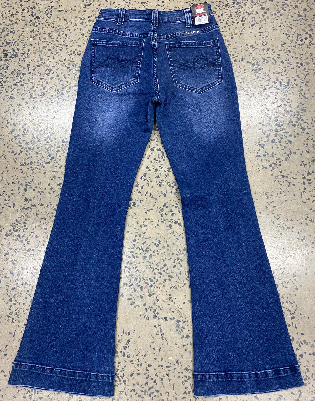 Cowgirl Tuff Jeans - Button Up Dark Trouser