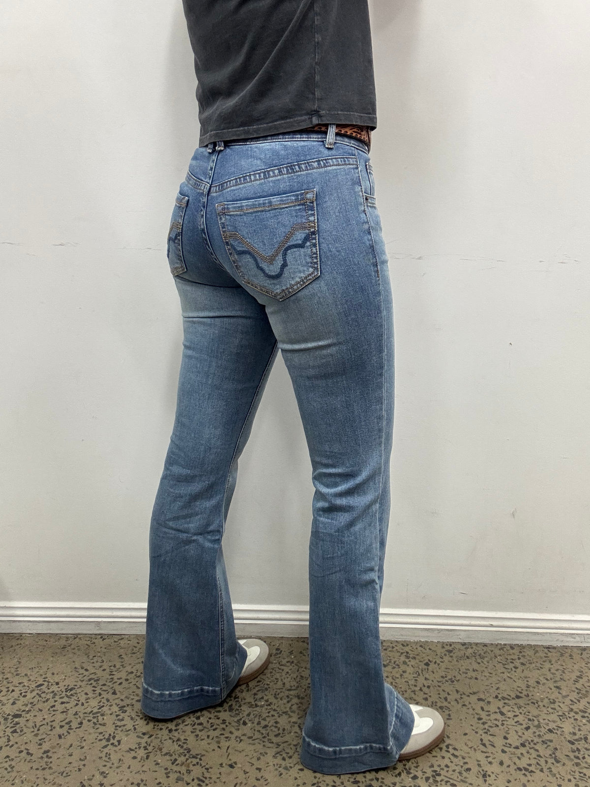 Rock & Roll Cowgirl Jeans - BW5HD07845 - Double Waistband High Rise Trouser