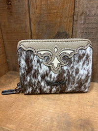 Wrangler Cowhide Coin Purse - Khaki (WG322-W088KH)