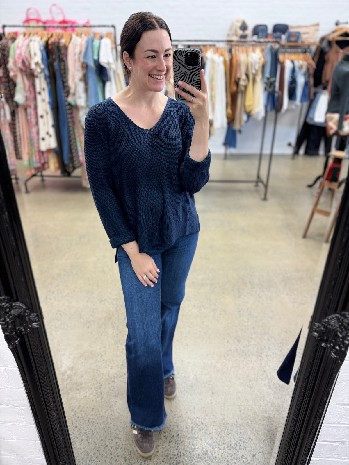 Sweetheart Knit - Navy
