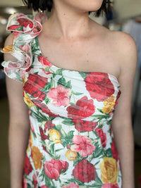 Maria Dress - Mutli Colour Rose