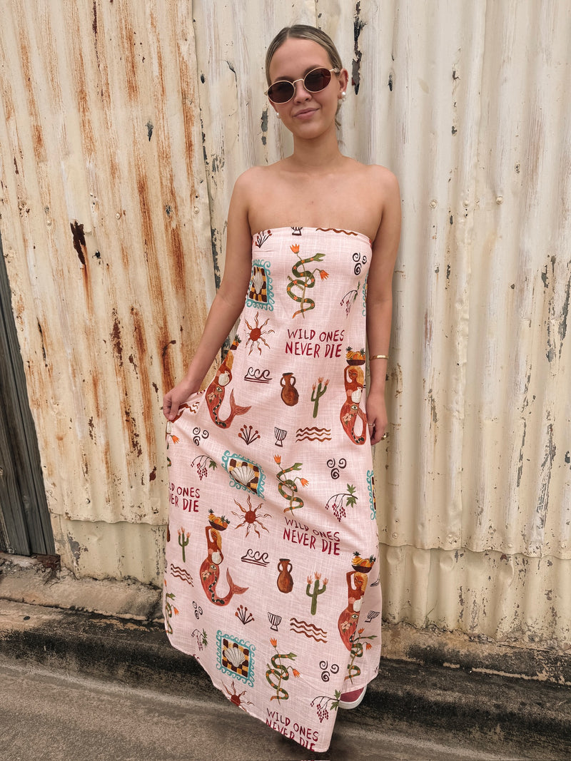 Wild Ones Maxi Dress - Southwestern Print