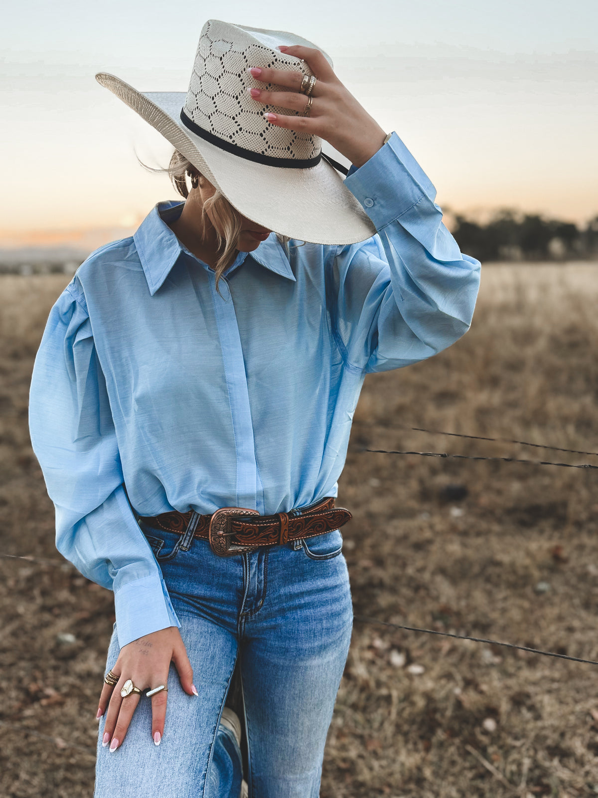 Bellini Top - Blue
