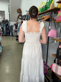 Lacy Maxi Dress - Natural