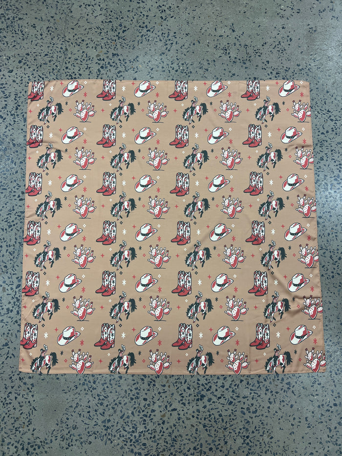 Western Wild Rag - Red Rodeo