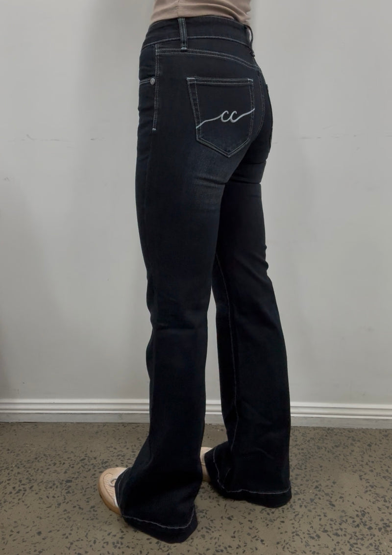 CC Western Jeans - Carissa Classic Dark Wash Trouser
