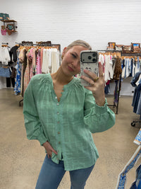 Polly Top - Mint