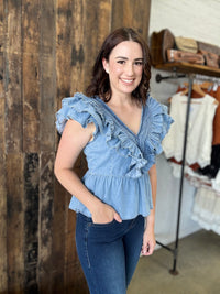 Gabrielle Top - Denim