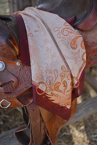 Western Wild Rag - Snaffle Bit Vintage Plum